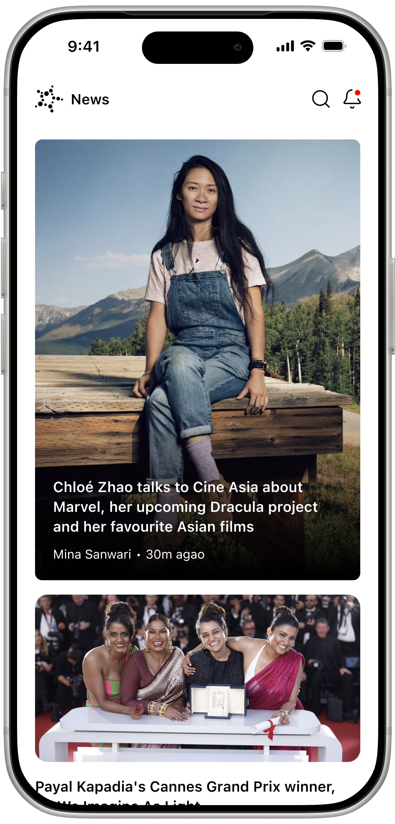 Cine Asia Spirited Away Screen on Mobile