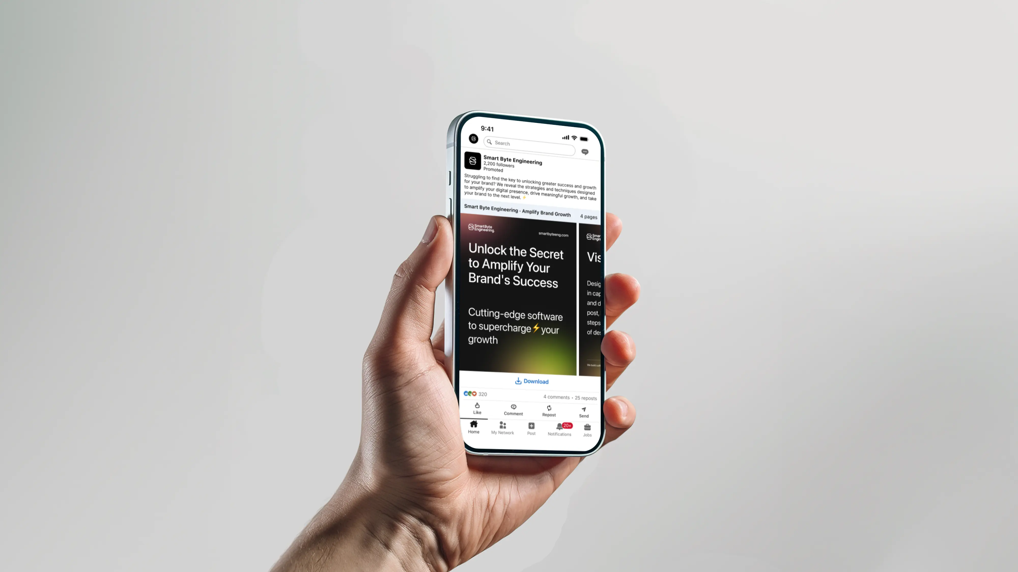 Smart Byte LinkedIn Post