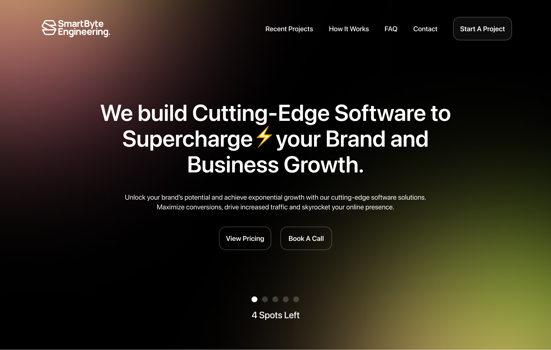 Smart Byte Engineering Desktop Website